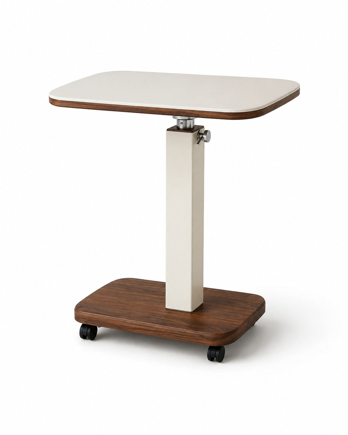Adjustable and mobile Swivel Bedside Table