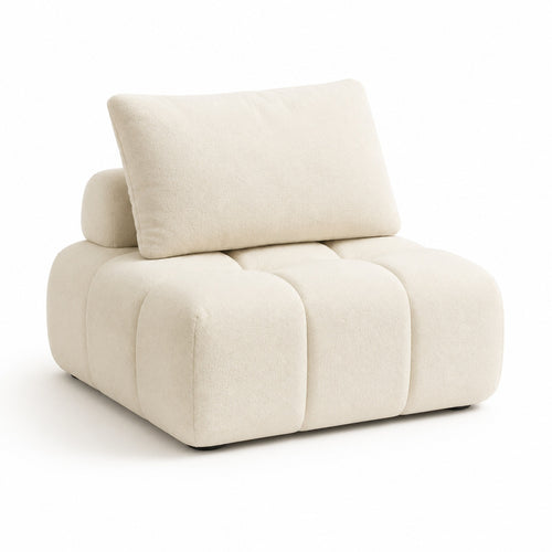 Cloud Modular Lounge Sofa in Off-White on White Background