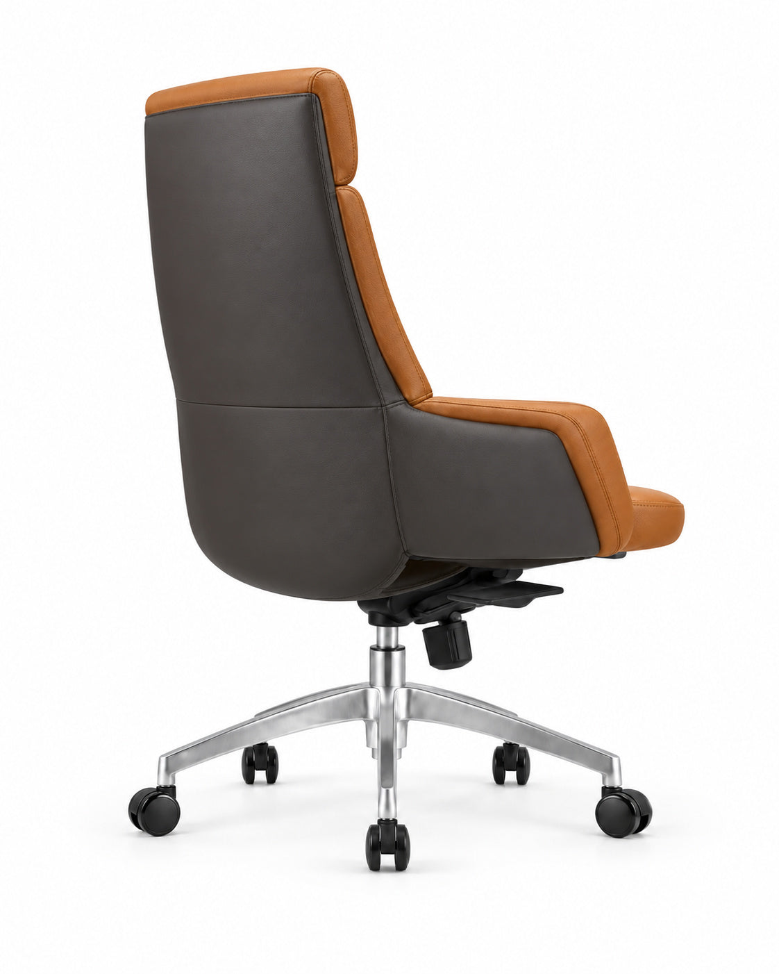 The Strategist Office Chair, rear three-quarter view on white