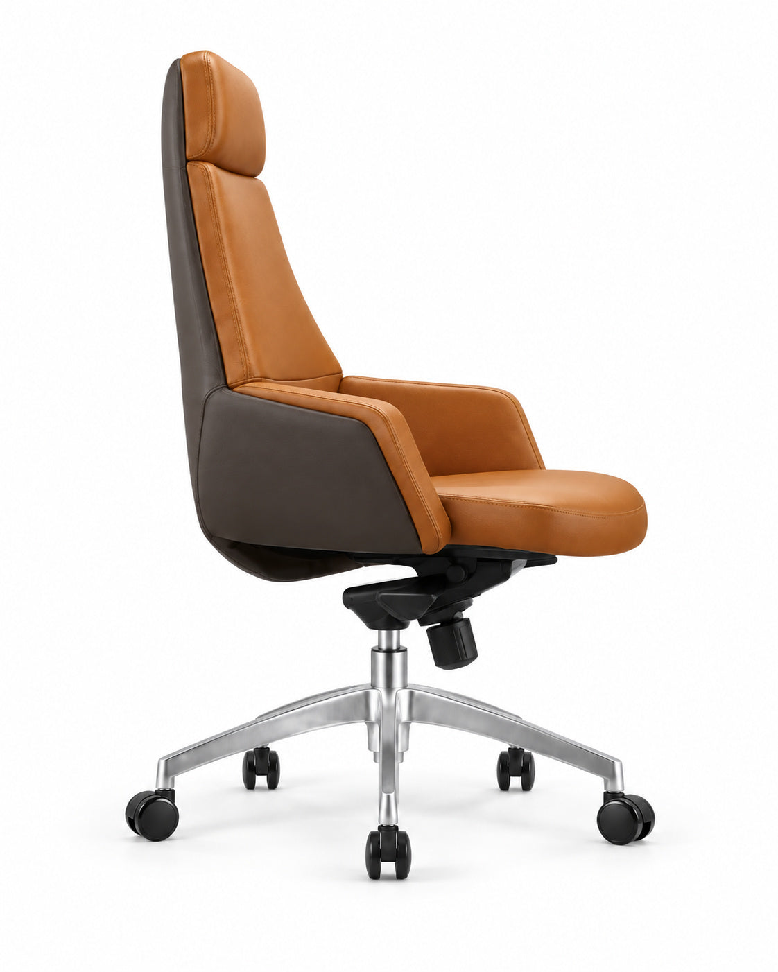 The Strategist Office Chair, side profile on white