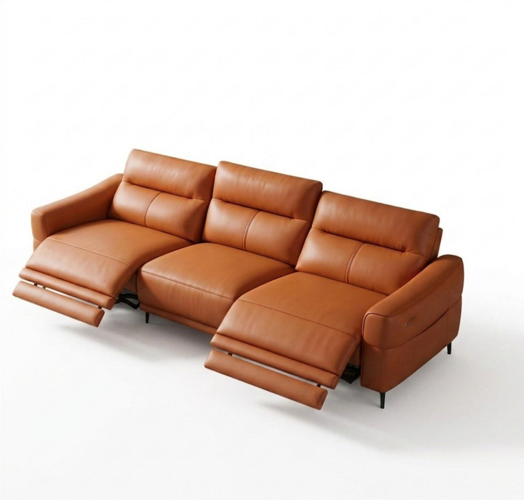 Electric Reclining Sofa with Power Outlets | Robot Vacuum Safe