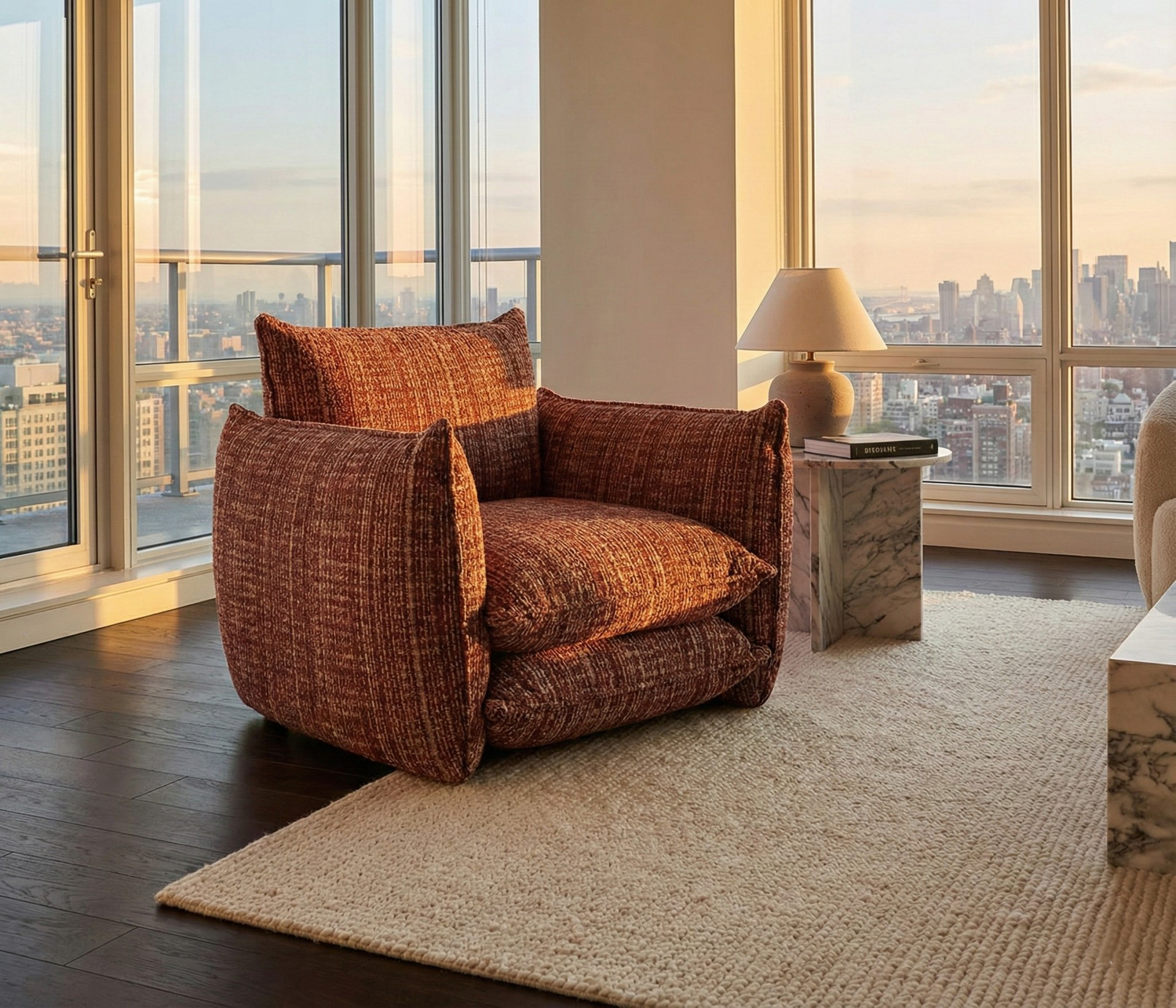 Vintage Lazy-Style Lounge Chair