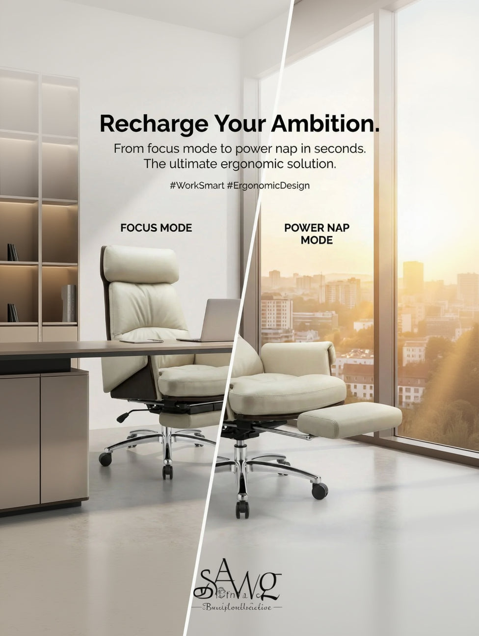 Office leather chair -A8200