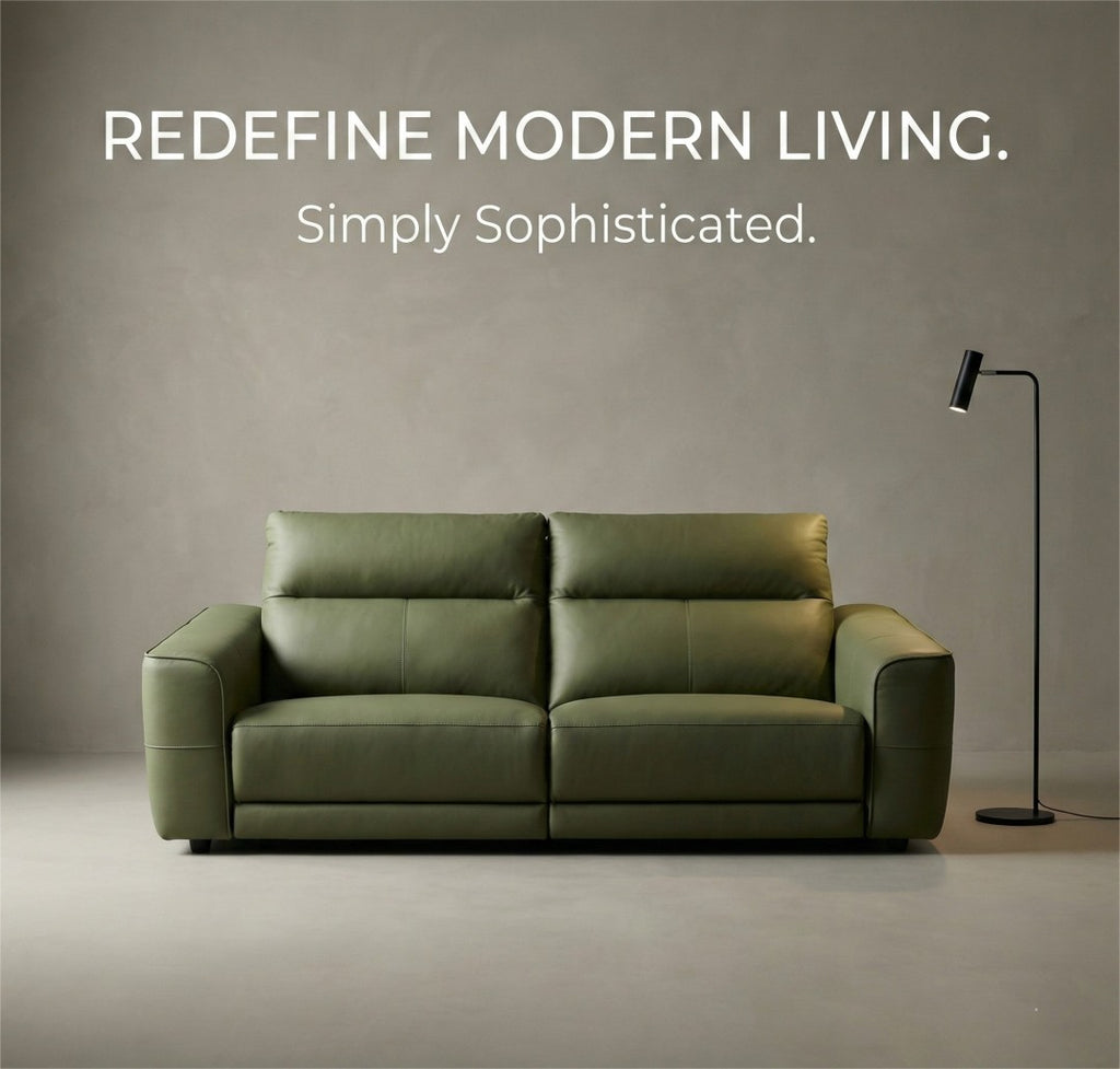 Electric Reclining Sofa with Power Outlets | Robot Vacuum Safe
