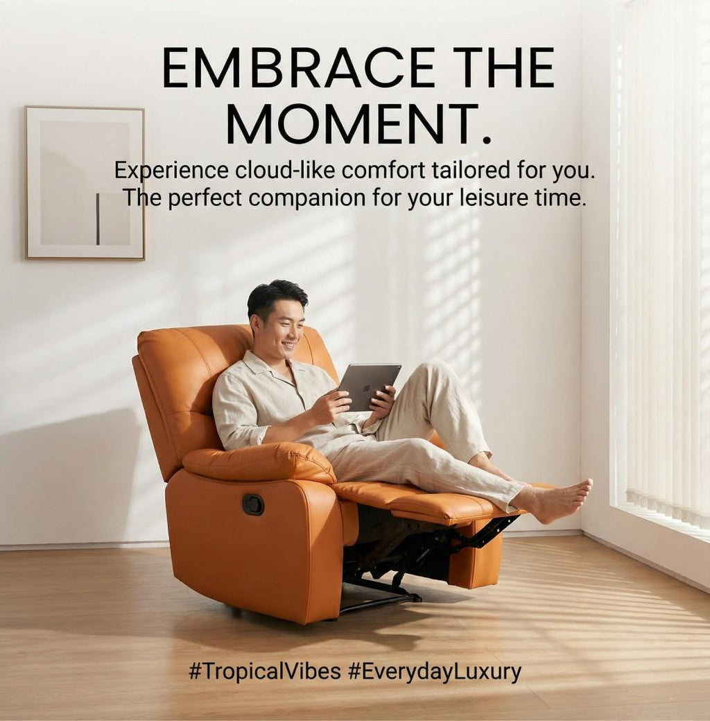 Single-person electric sofa recliner