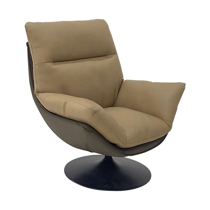 Rotating single-person recliner chair
