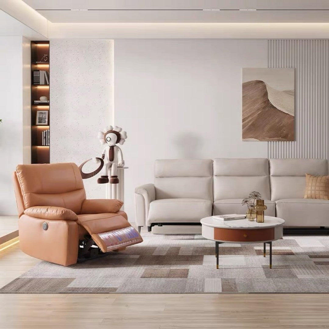 Single-person electric sofa recliner