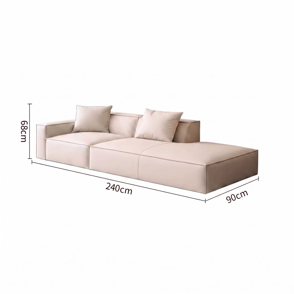 Modular Silicone Leather Sofa