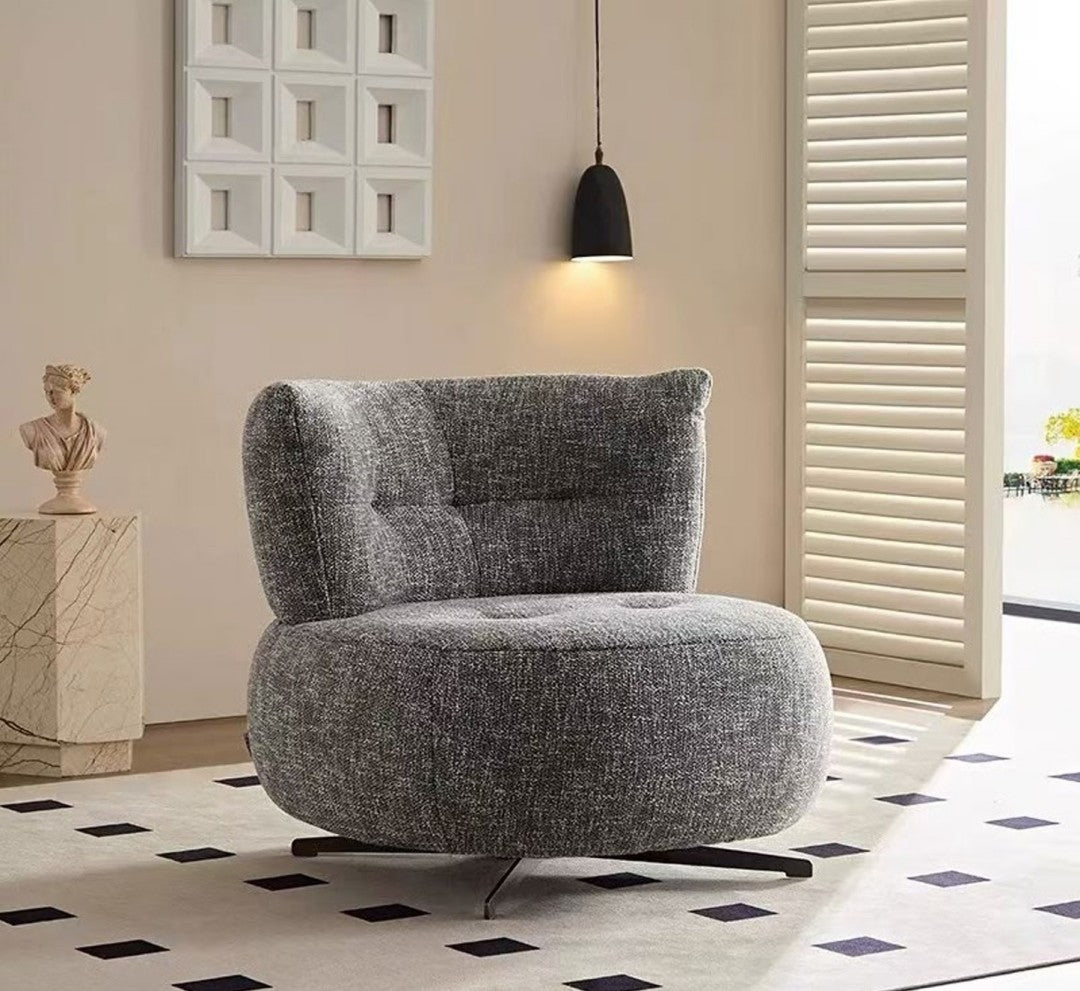 Round Minimalist Designer Lounge Chair