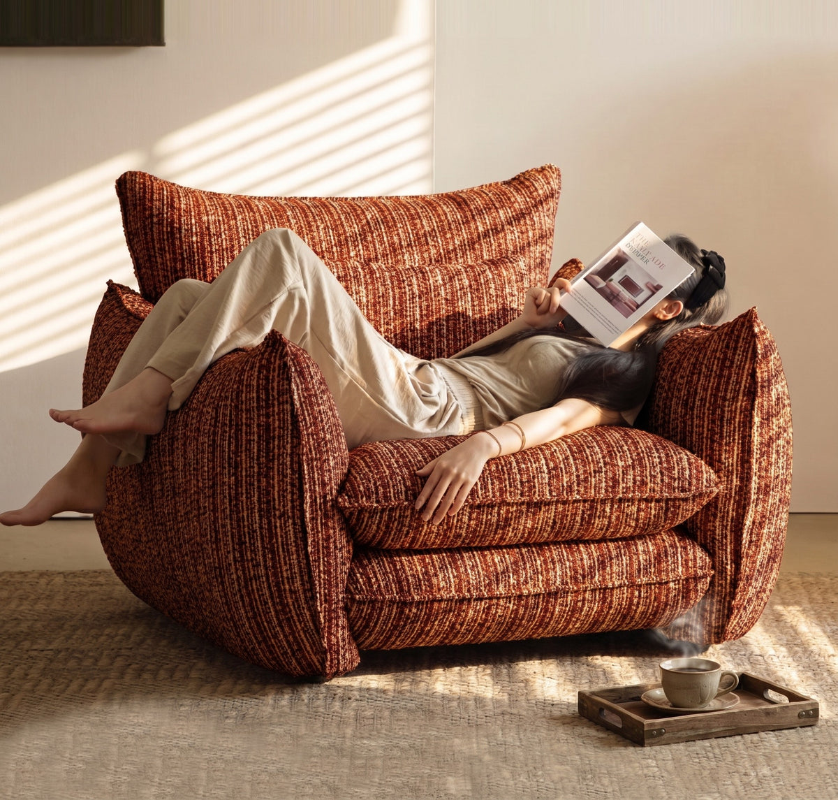 Vintage Lazy-Style Lounge Chair