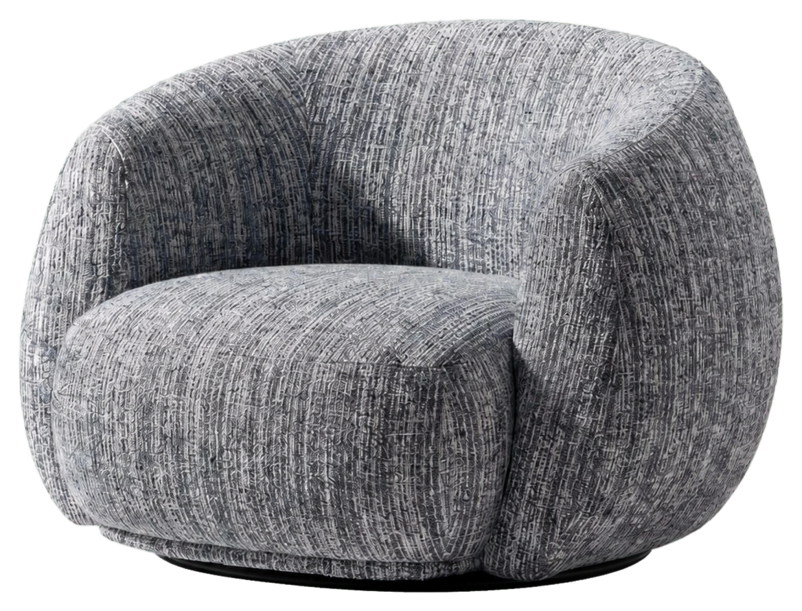 Cocoon Bouclé Lounge Chair