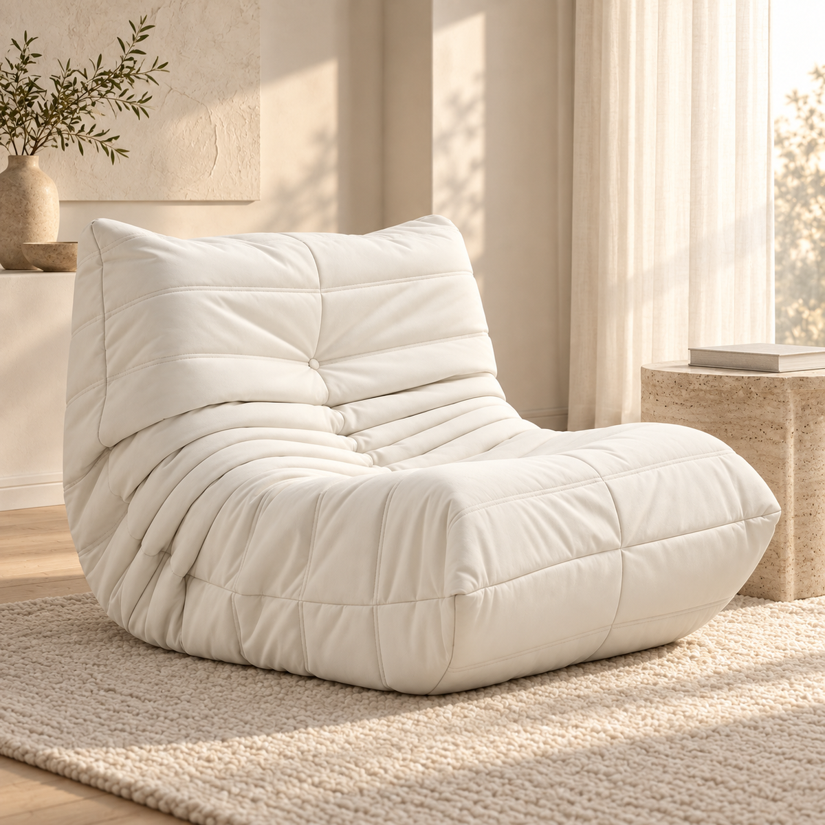 Sculptural Floor Lounge Chair