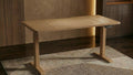 PrixVegan Leather Table (Height Adjustable)